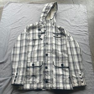 Burton dry ride snowboard jacket “the white collection”